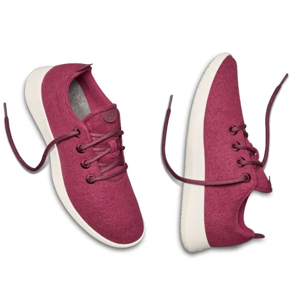 Allbirds Wool Runners - Jam Red (White Sole)