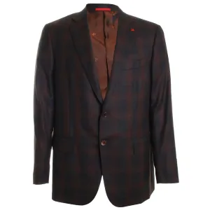 Brown Plaid Sport Coat