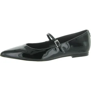 Calvin Klein Womens Kamryn Patent Pointed Toe Mary Janes
