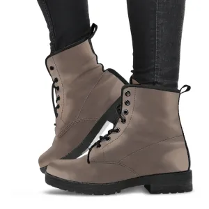 Combat Boots - Khaki | Boho Shoes, Handmade Vegan Leather Lace Up Boots Women, 2000s Boots, Hipster Boots, Unisex Adult Shoes, Cute Shoes