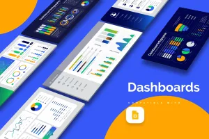 Dashboard Google Slides Infographics