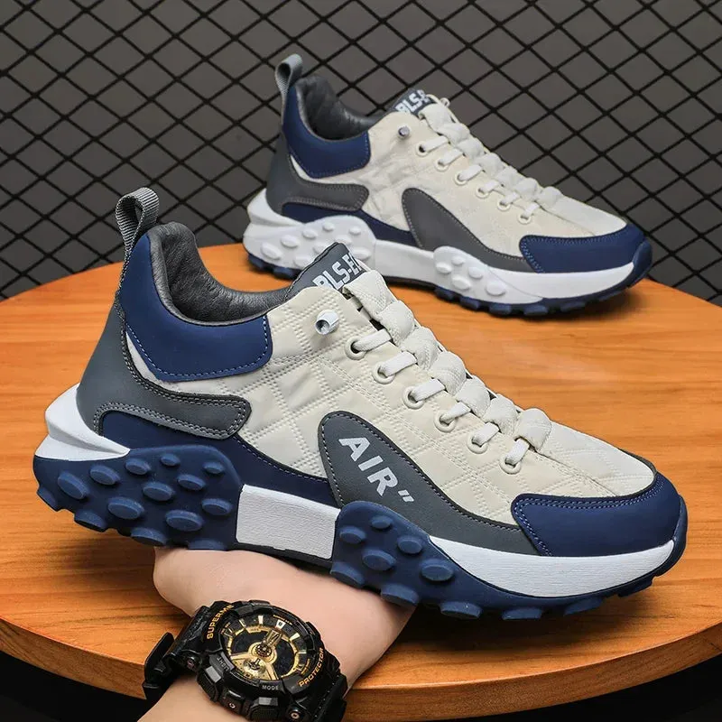 Elevated AIR Logo Sneakers Thick-Sole Runners
