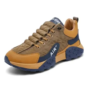 Elevated AIR Logo Sneakers Thick-Sole Runners