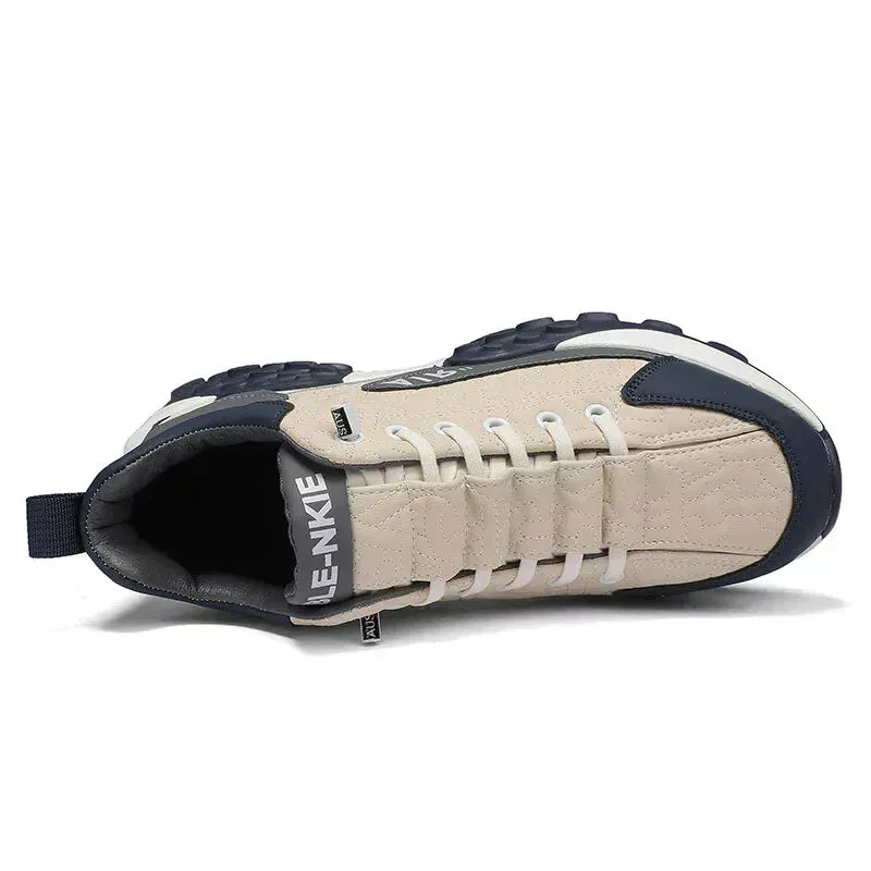Elevated AIR Logo Sneakers Thick-Sole Runners