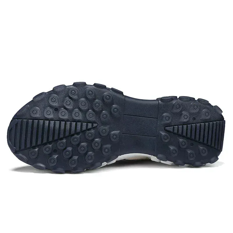 Elevated AIR Logo Sneakers Thick-Sole Runners