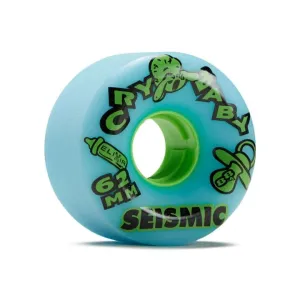 Seismic Cry Baby Elixir Wheels 62mm 88a - Blue (Set of 4)
