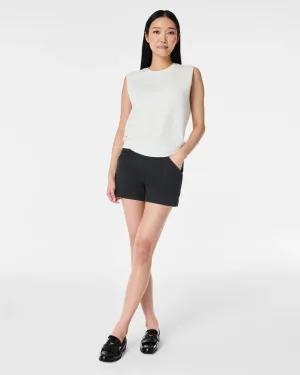 'Spanx' Stretch Twill Shorts 4"