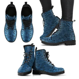 Vintage Mandala Ceilings in Matisse - Leather Boots for Women